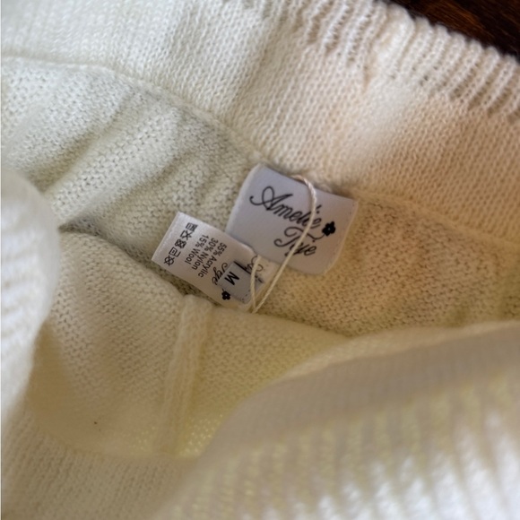 Amelie Teje Cream Knit Two-Piece Set - Picture 5 of 5